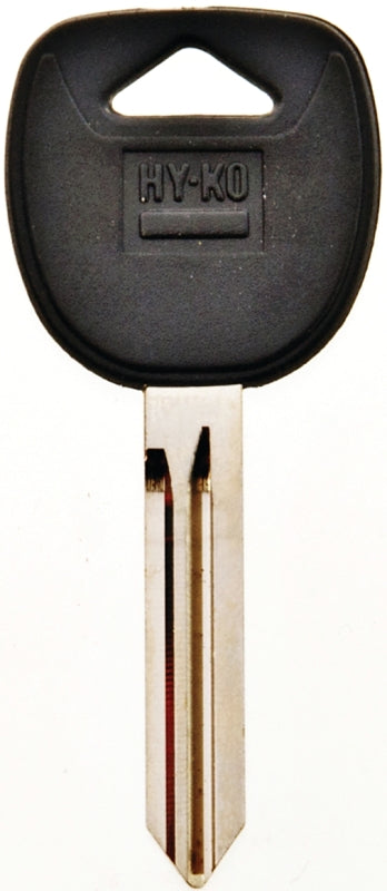 Hy-Ko 12005B106 Automotive Key Blank, Brass/Plastic, Nickel, For: General Motor Vehicle Locks