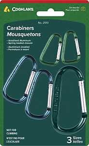 CARABINER SET ANODIZED AL