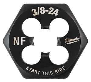Milwaukee 49-57-5351 Threading Die, 3/8-24 Thread, Fine Thread, HCS