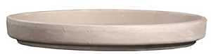 Border Concepts 805452 German Waterproof Saucer, 10-1/4 in Dia, Clay, Granite