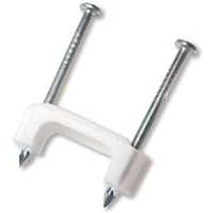Gardner Bender PS-225BG/J Cable Staple, 1/2 in W Crown, Plastic/Polyethylene, 225/BAG
