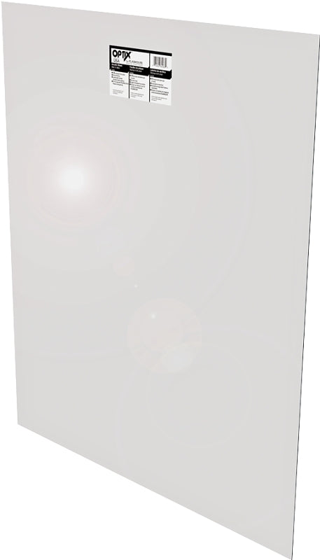 Plaskolite 1AG2124A Flat Sheet, 36 in L, 30 in W, 0.22 in Thick, Clear
