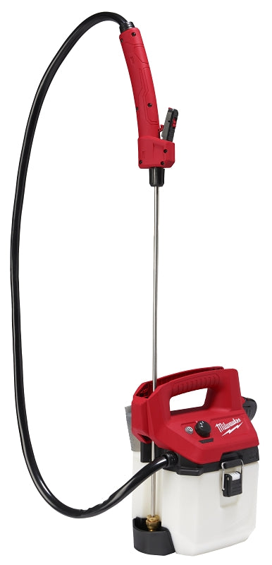 Milwaukee 2528-21G1 Handheld Sprayer Kit, 1 gal, HDPE Tank, 17 ft Spray Range, 48 in L Hose