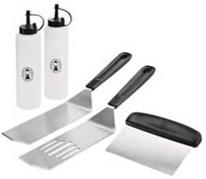 Coleman CTA-8000 BBQ Griddle Tool Kit, Heavy-Duty, Stainless Steel, Silver
