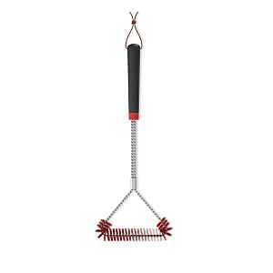 Weber 3400714 Cold Clean Grill Brush, Nylon Bristle, Comfort Grip Handle, 18 in L