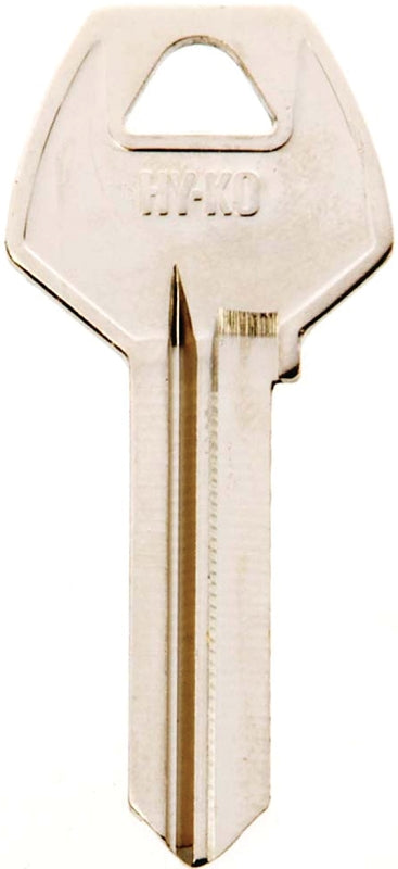 Hy-Ko 11010CO91 Key Blank, Brass, Nickel, For: Corbin Russwin Cabinet, House Locks and Padlocks