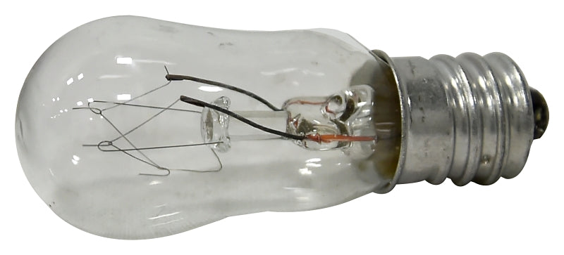 Sylvania 16962 Incandescent Bulb, 6 W, S6 Lamp, Candelabra E12 Lamp Base, 40 Lumens, 2850 K Color Temp