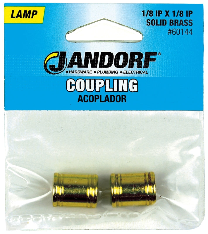 Jandorf 60144 Lamp Coupling, Brass