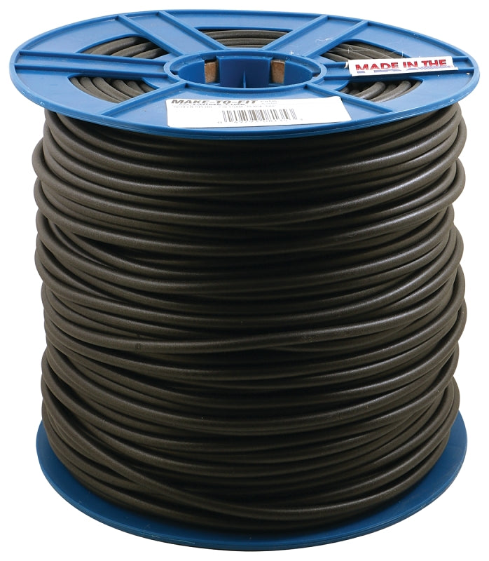 Make-2-Fit P 8135 Screen Retainer Spline, 0.270 in D, 500 ft L, Polyethylene, Black, Round