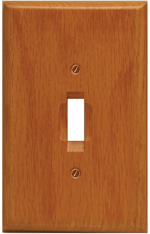 4-430T HONEY OAK WALLPLATE 1-G