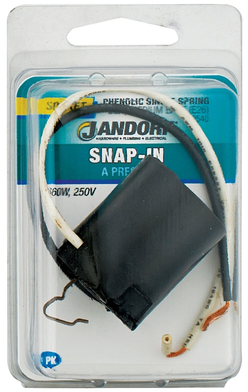 Jandorf 60540 Socket, 250 V, 660 W, Phenolic Housing Material