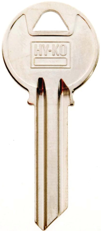 Hy-Ko 11010Y2 Key Blank, Brass, Nickel, For: Yale Cabinet, House Locks and Padlocks