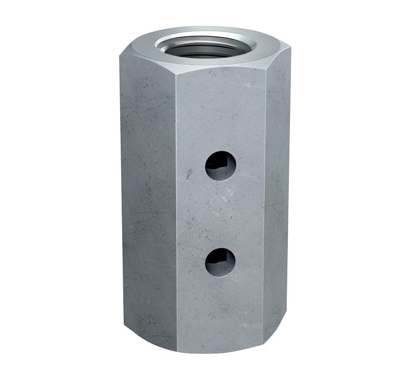Simpson Strong-Tie CNW Series CNW5/8 Coupling Nut, 5/8 in Thread, Steel, Zinc