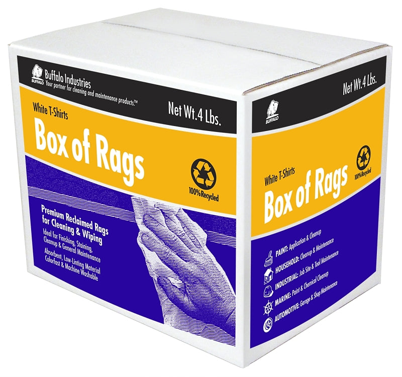 Buffalo 10520 Recycled Rag, White