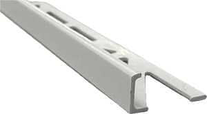 Emser Tile Signature Series ZBL300-501-1025 Edge Protector Trim, PVC, White