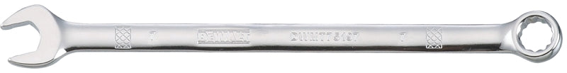 DeWALT DWMT75197OSP Combination Wrench, Metric, 7 mm Head, 5-3/32 in L, 12-Point, Chrome, Comfort-Grip Handle