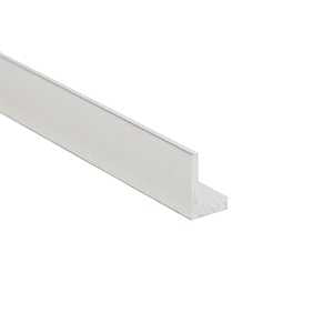 Loxcreen DUA9354SCL08 Angle Stock, 8 ft L, Aluminum, Satin Clear