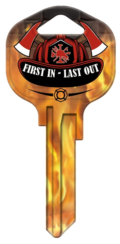 Hy-Ko 15005KW1-FRMN Key Blank, Brass, Nickel-Plated, For: Kwikset KW1 Keyways