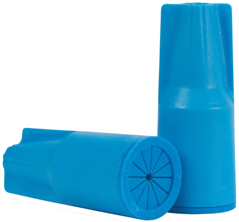 King Innovation Dryconn Series 10600 Wire Connector, 22 to 8 AWG Wire, Copper Contact, Blue