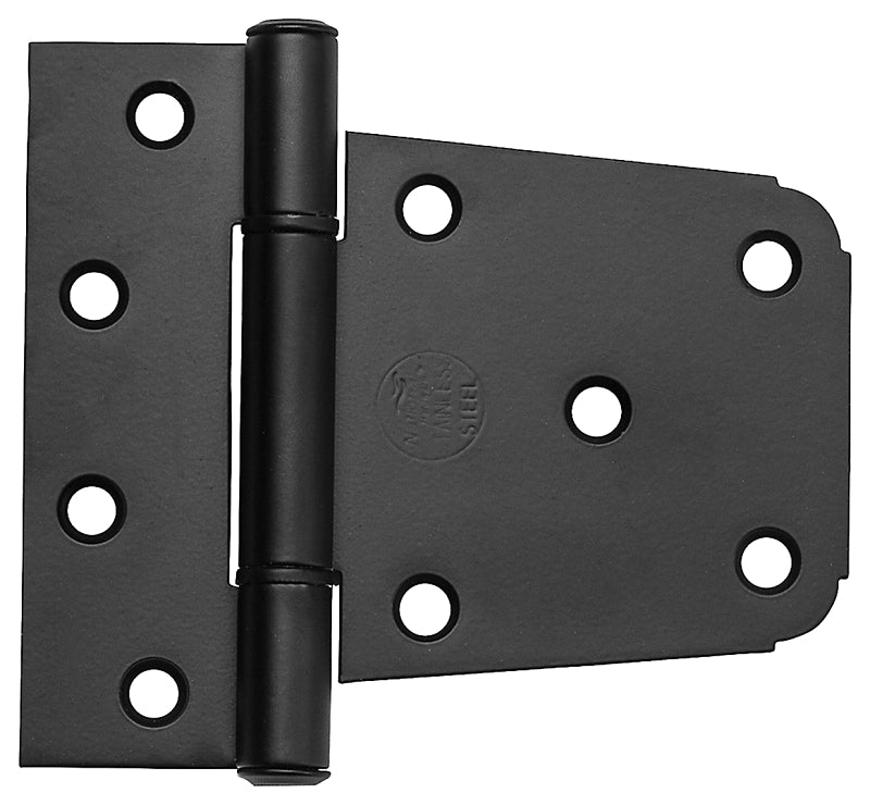 National Hardware N109-021 Gate Hinge, 4-9/32 in W Frame Leaf, 1-9/16 in H Frame Leaf, Stainless Steel, Matte, 48 lb