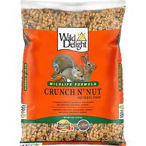Wild Delight Crunch N' Nut 362080 Squirrel Food, 8 lb Poly Bag