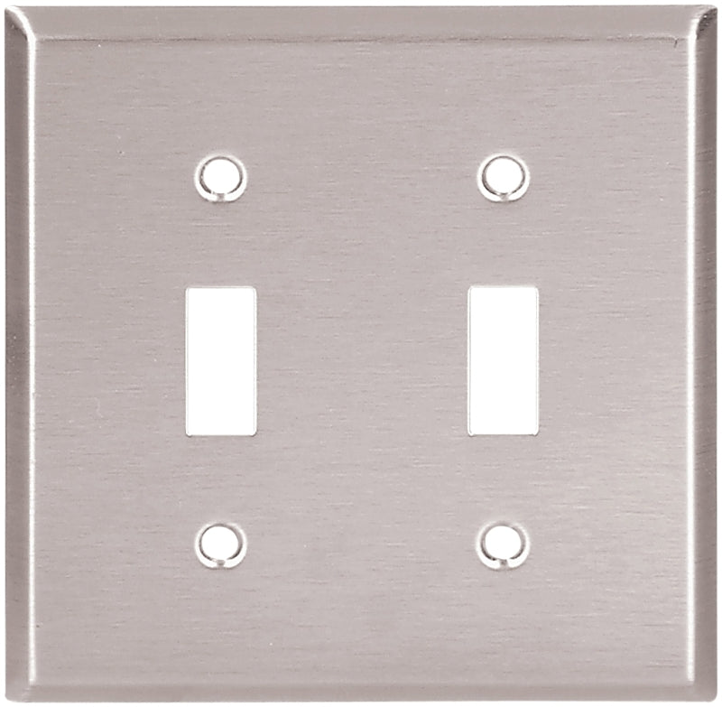 93072-SP-L SS SWITCHPLATE 2G