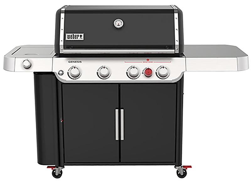 Weber GENESIS E-435 Gas Grill, 48,000 Btu, Liquid Propane, 4-Burner, 646 sq-in Primary Cooking Surface, Steel Body
