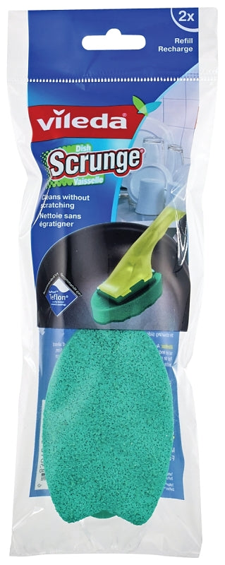 Vileda Dish Scrunge 117684 Sponge Dishwand Refill