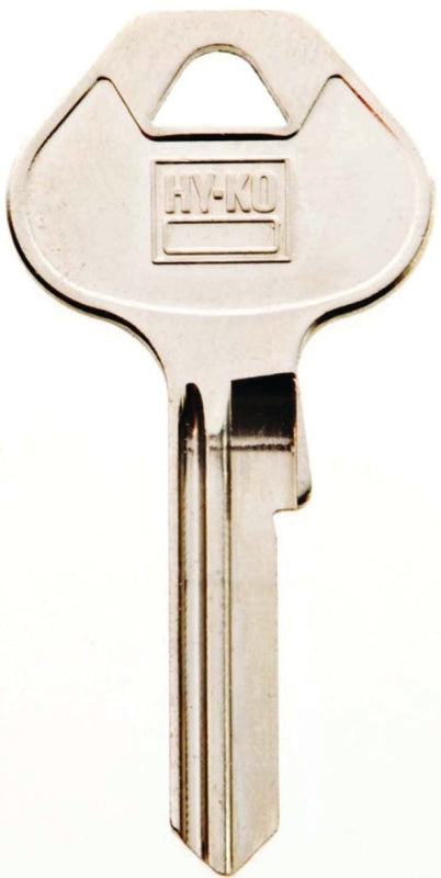 Hy-Ko 11010M70 Key Blank, Brass, Nickel, For: Master Locks and Padlocks