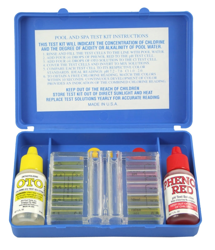 Jed Pool Tools 00-481 Pool Test Kit, 2-Way