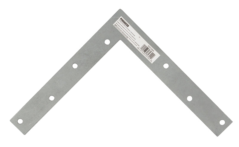 Prosource FC-G08-01PS Corner Brace, 8 in L, 8 in W, 1 in H, Galvanized Steel, Galvanized, 2 mm Thick Material