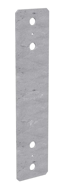 Simpson Strong-Tie PS PS418 Piling Strap, 18 in L, 4 in W, Steel, Hot-Dip Galvanized