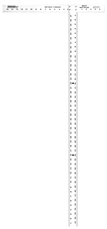 Johnson JTS54HD T-Square, SAE Graduation, Aluminum