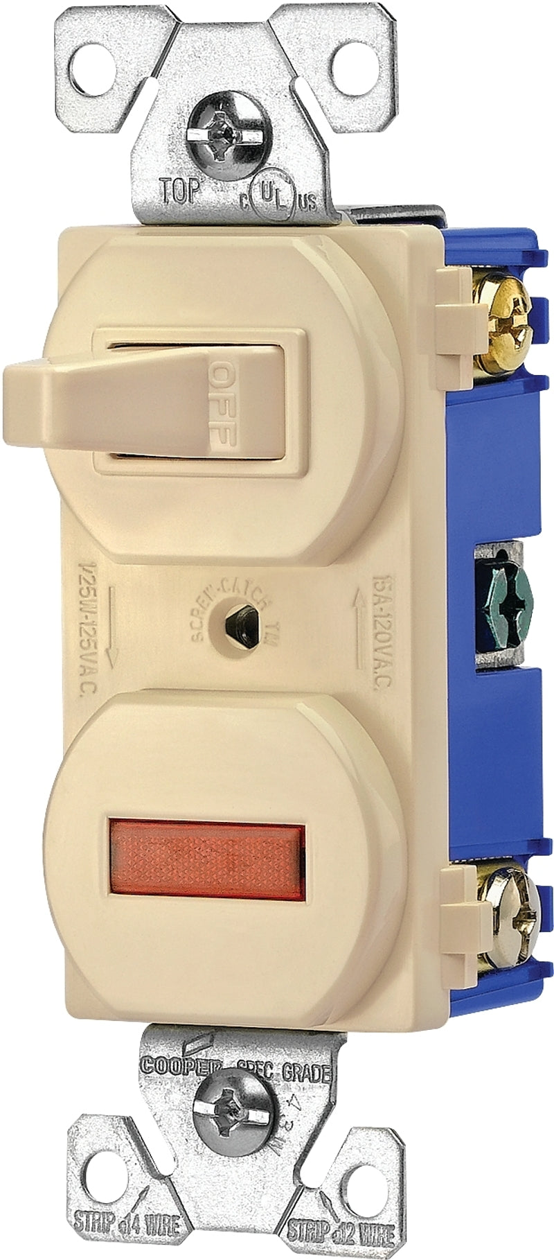 277V-BOX 15 AMP 120 VOLT IVORY