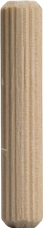 Waddell 878F DP-10 Dowel Pin, 1/2 in Dia, 2 in L, Hardwood