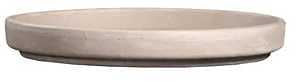 Border Concepts 805453 German Waterproof Saucer, 3-1/2 in Dia, Clay, Granite