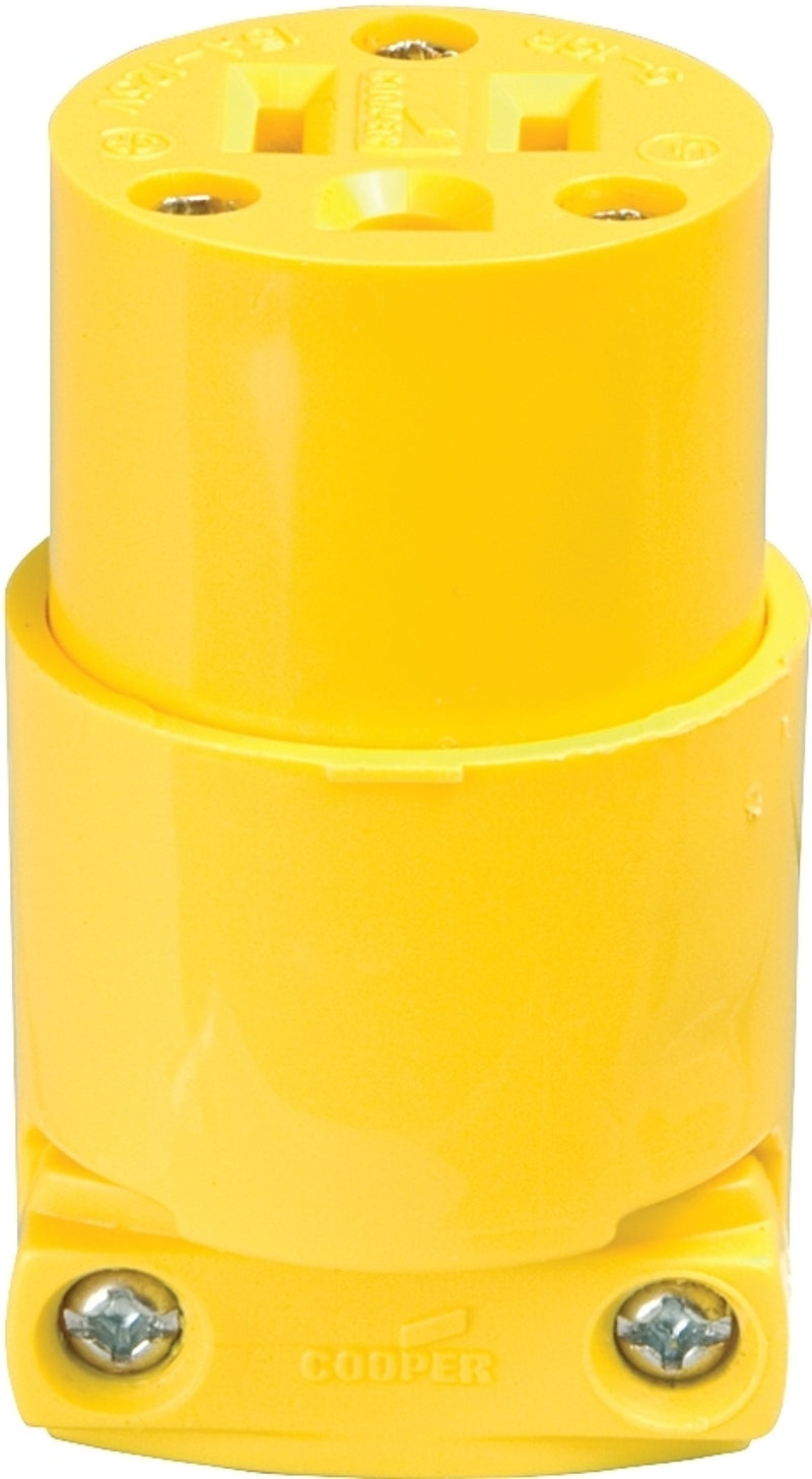 4887-BOX YEL 3 WIRE GRND CONNE