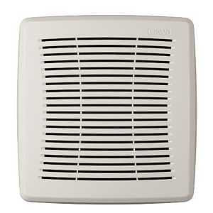 Broan FGR101 Bathroom Exhaust Fan Grille, 9-1/2 in L, 9-1/4 in W, Polypropylene, White