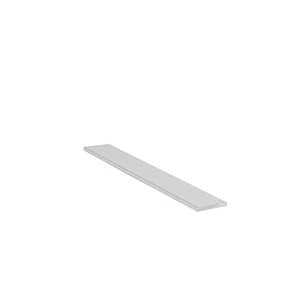 Loxcreen DUA714MLU08 Flat Bar, 1 in W, 8 ft L, 1/16 in Thick, Aluminum, Mira Lustre