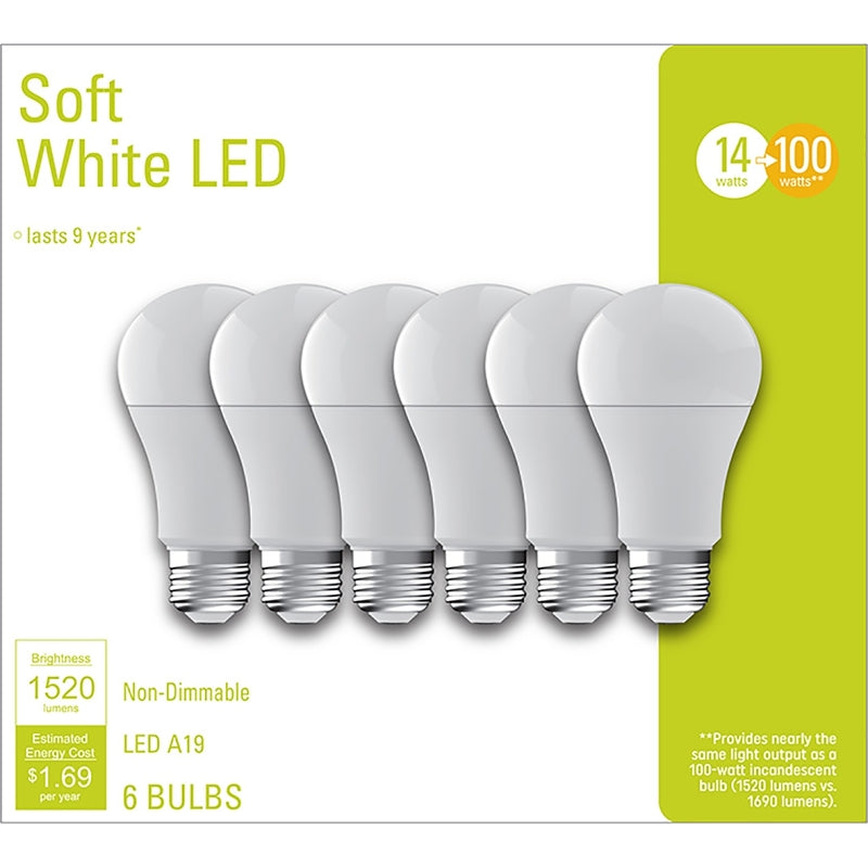 GE Industrial Solutions 93098309 LED Bulb, General Purpose, A21 Lamp, 100 W Equivalent, E26 Lamp Base, Frosted