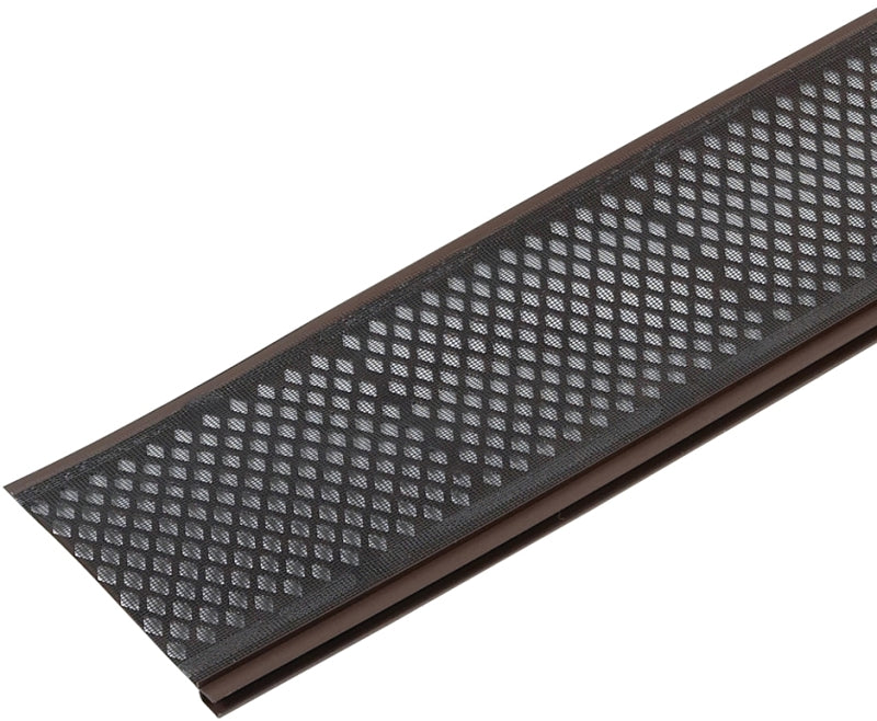 Amerimax 86379 Gutter Filter, 3 ft L, Vinyl, Brown