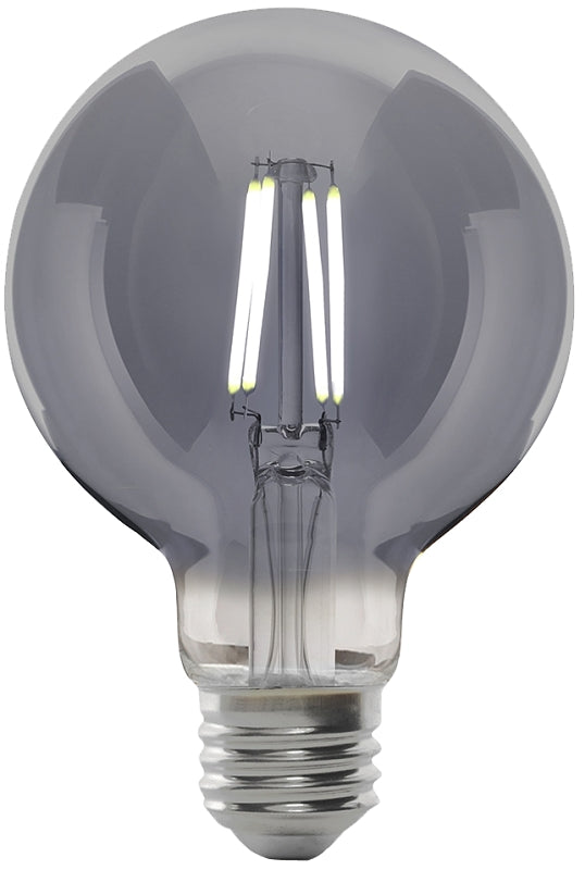 Feit Electric G25/SMK/VG/LED Filament LED Bulb, Globe, G25 Lamp, 25 W Equivalent, E26 Lamp Base, Dimmable, Smoke