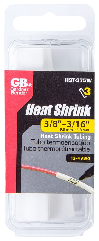 HST-375W TUBING HT SHRK WH 3IN