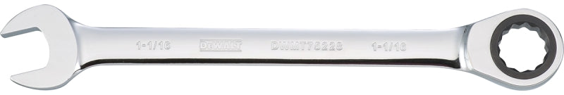 DeWALT DWMT75228OSP Combination Wrench, SAE, 1-1/16 in Head, 14-1/8 in L, Chrome