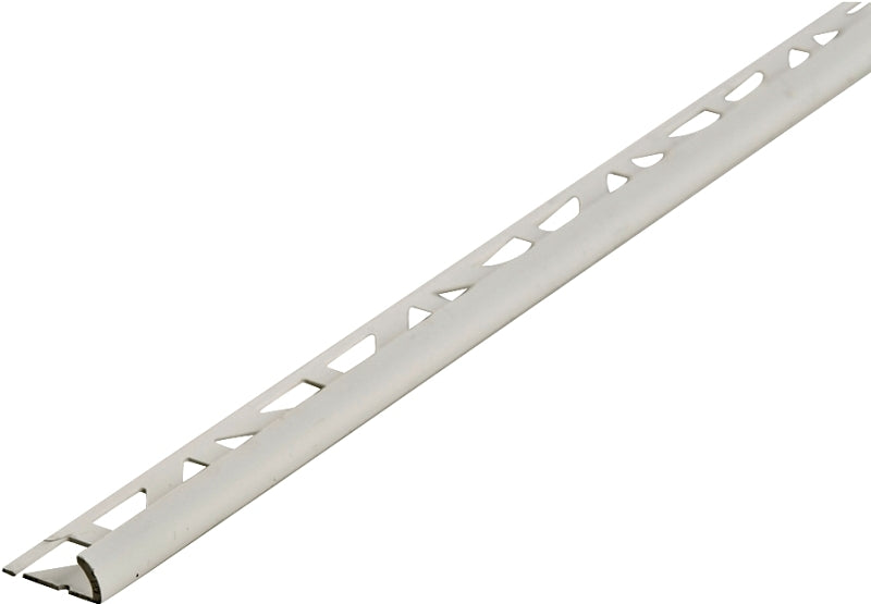 M-D 73792 Tile Cap, 96 in L, 0.94 in W, PVC, White