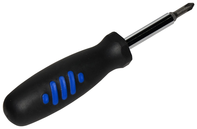 Vulcan Multi-Bit Screwdriver, Slotted, Phillips, Nutdriver Drive, 7-1/2 in OAL