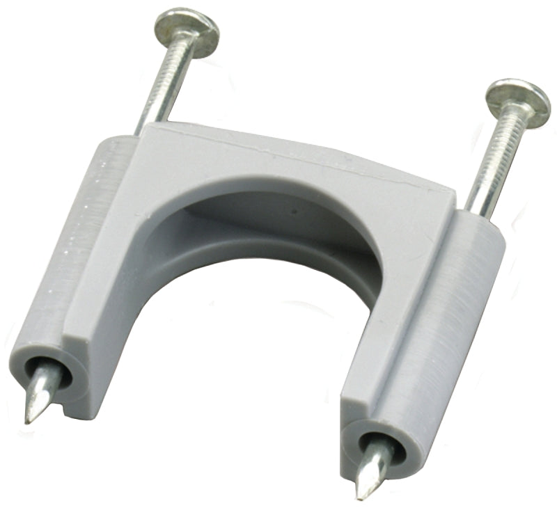 Gardner Bender GSE-505 Staple, 5/8 in W Crown, 1-3/4 in L Leg, Polyethylene, Electro-Plated