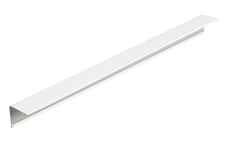 USG DONN 900237 Wall Molding, Galvanized Steel, White