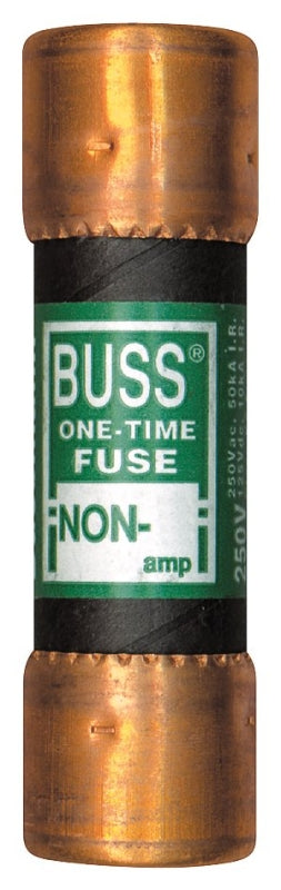 Bussmann NON-40 Fuse, 40 A, 250 VAC, 125 VDC, 50 kA Interrupt, Melamine Body, Cartridge Fuse