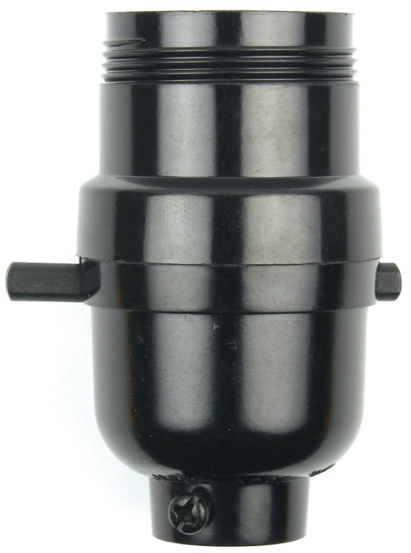 Jandorf 60535 Lamp Socket, 250 V, 660 W, Phenolic Housing Material, Black